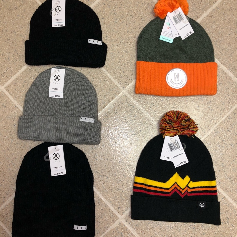 NEFF Assorted Beanies and Winter Hats